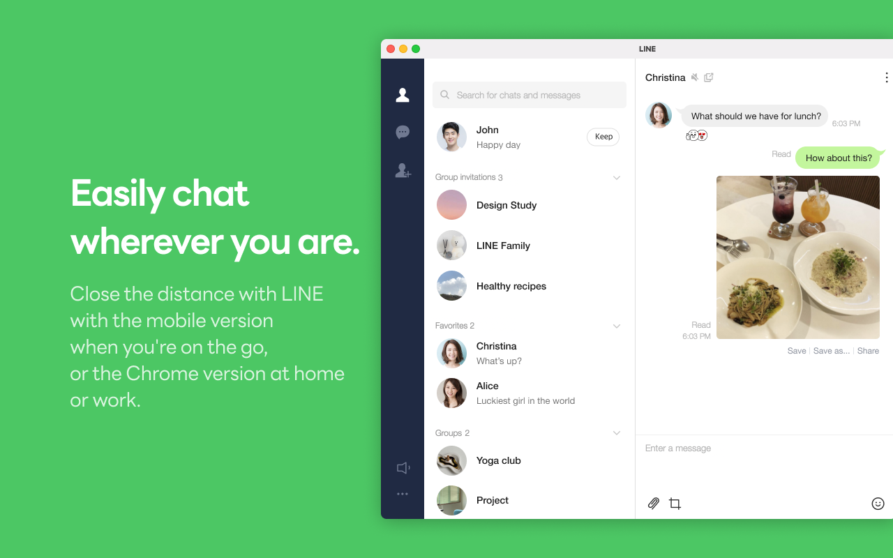 Line: A leading global chat and communication app, providing a rich communication experience.